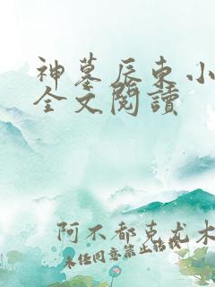 神墓辰东小说读全文阅读