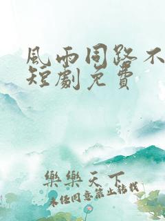 风雨同路不同舟短剧免费