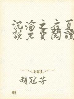 沉沦之夜夏婉小说免费阅读