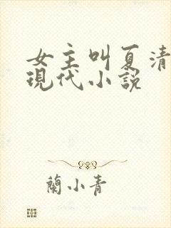女主叫夏清浅的现代小说