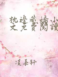 枕边藏娇小说全文免费阅读无弹窗