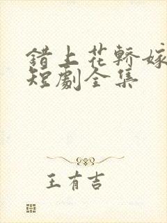 错上花轿嫁王爷短剧全集