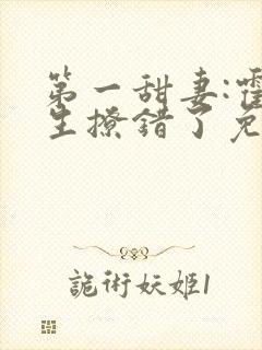 第一甜妻:霍先生撩错了免费阅读全