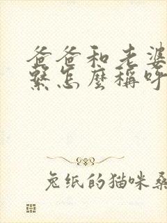 爸爸和老婆的关系怎么称呼