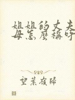 姐姐的丈夫的父母怎么称呼