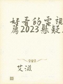 好看的电视剧推荐2023悬疑剧