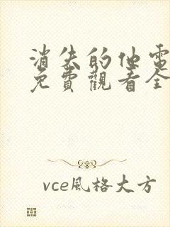 消失的他电视剧免费观看全集高清