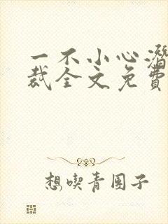 一不小心潜了总裁全文免费阅读