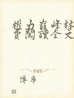 权力巅峰林毅免费阅读全文