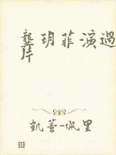 龚玥菲演过的影片