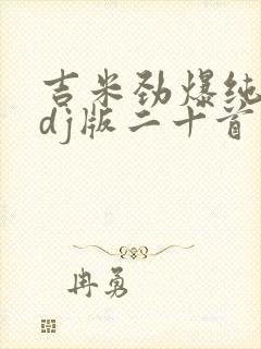 吉米劲爆纯音乐dj版二十首