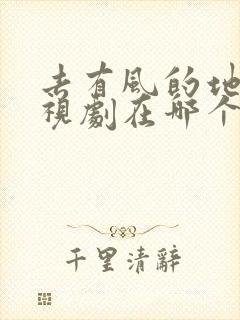 去有风的地方电视剧在哪个平台播放