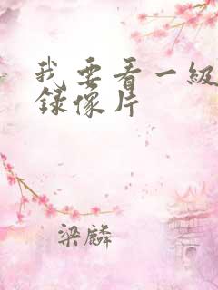 我要看一级黄色录像片
