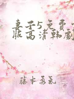 妻子5免费完整版高清韩剧在线观看