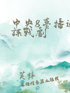 中央8台播过的谍战剧