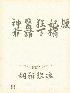 神医狂妃腹黑王爷请下榻