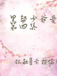 黑帮少爷爱上我第四集