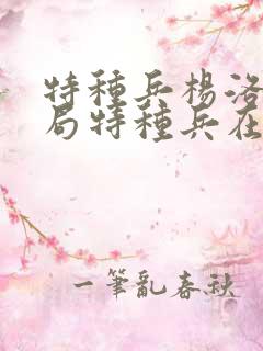 特种兵杨洛大结局特种兵在都市