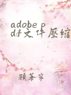 adobe pdf文件压缩至指定大小