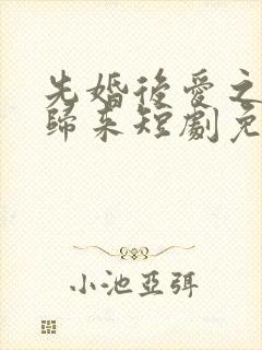 先婚后爱之亡夫归来短剧免费观看