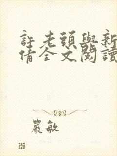 许老头与新婚小倩全文阅读