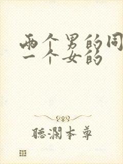 两个男的同时操一个女的