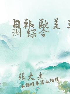 日韩 欧美 亚洲 综合
