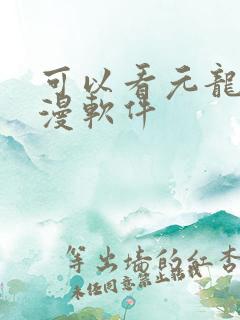 可以看元龙的动漫软件