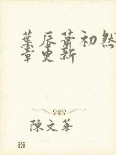 叶辰萧初然最新章更新