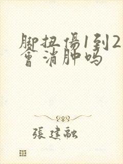 脚扭伤1到2天会消肿吗