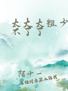太大太粗少妇受不了了