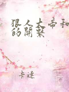 狠人大帝和叶凡的关系