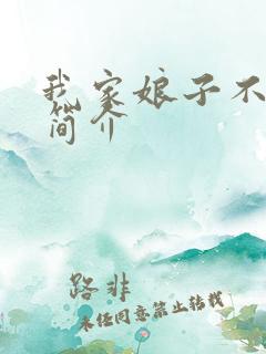 我家娘子不对劲简介