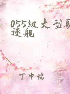 055级大型驱逐舰