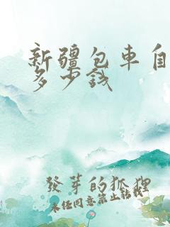 新疆包车自由行多少钱