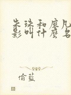 朱珠和廖凡的电影叫什么名字