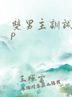 双男主训诫文sp