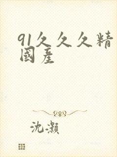 91久久久精品国产