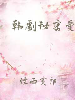 韩剧秘密爱