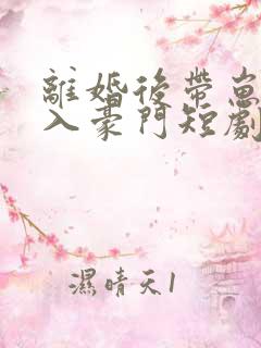 离婚后带崽嫁给入豪门短剧