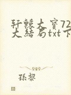 轩辕大宝720大结局txt下载
