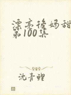 漂亮后妈甜又飒第100集