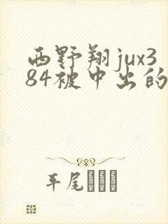 西野翔jux384被中出的人妻