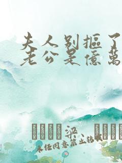 夫人别抠了,你老公是亿万总裁短剧