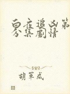 白夜追凶第二季分集剧情