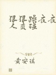 狠狠躁夜夜躁人人爽碰