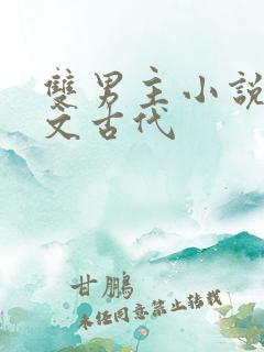 双男主小说种田文古代