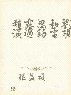 赵露思和刘宇宁演过的电视剧
