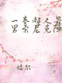 一拳超人最强之男索尼克阵容