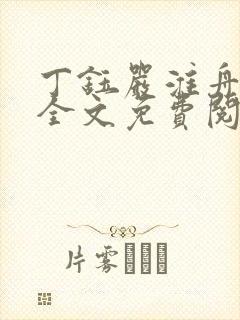 丁钰严淮舟小说全文免费阅读最新章